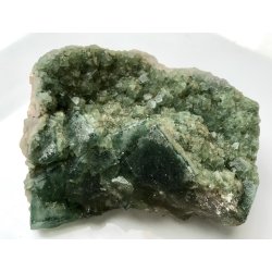 Grn flourit kubus klynge. 1,01kg. 