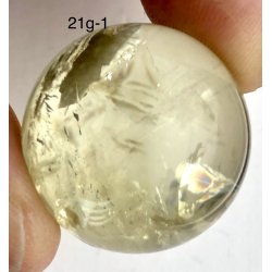 Sm citrin kugle. 21gram. 24mm. 