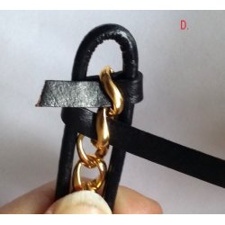 6x12mm, armbnd-17, sort lder m/stl ls+kde