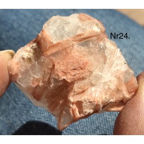 Smukke natur Apophyllit fra Indien -24