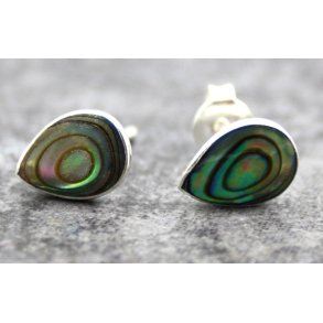 S925 sterlingsølv ørestik-105, abelone