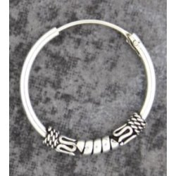 S925 sterlingslv creoler-35, 20mm