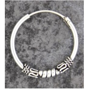 S925 sterlingslv creoler-35, 20mm