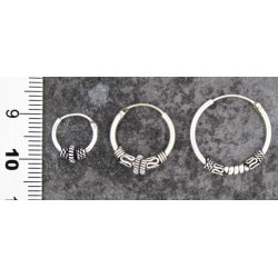 S925 sterlingslv creoler-35, 20mm