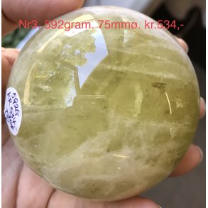 citrin kvarts kugle-3