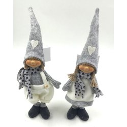 julenisse 1070a, pige 1070b dreng, 35cm