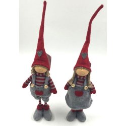 julenisse 1073a, pige 1073b dreng, 40cm