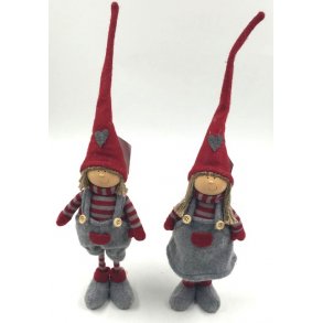 julenisse 1073a, pige 1073b dreng, 40cm