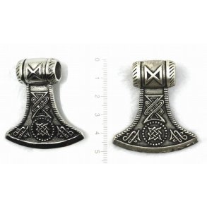 Thors hammer-14, 316L stål, str. 40x50mm