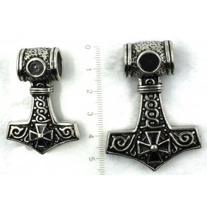 Thors hammer-16, 316L stål, str. 40x50mm