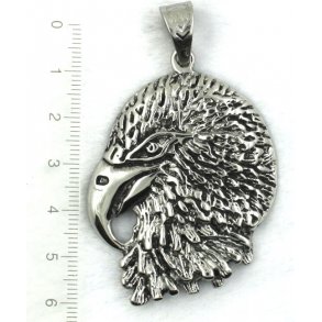 stål vedhæng-52, ørnehoved