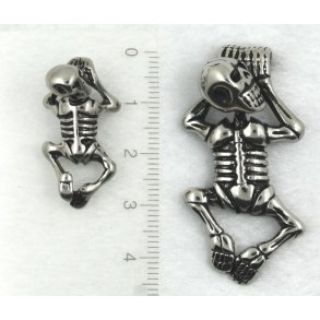 stål vedhæng-60, skelet, 30x45mm, stor