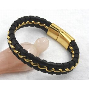 6x12mm, armbnd-18, sort lder m/stl ls+kde