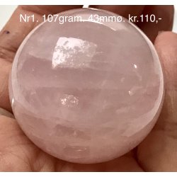 Rosakvarts kugle-1