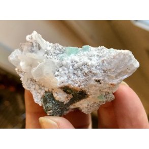 Smukke natur Apophyllit fra Indien -6