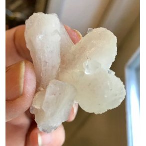 Smukke natur Apophyllit fra Indien -12