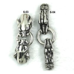 6-03 og 6-04, st&aring;ll&aring;s til 6mm l&aelig;der snore.