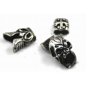 5-14, stållås til 2stk. 5mm læder snore.