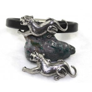 stål charms-6, 5x10mm hul.