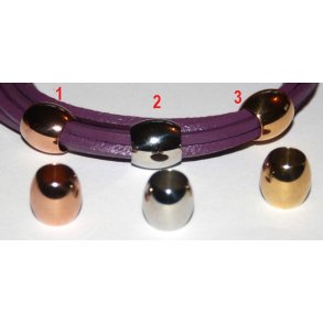 stål charms 6-005, 6mm hul.