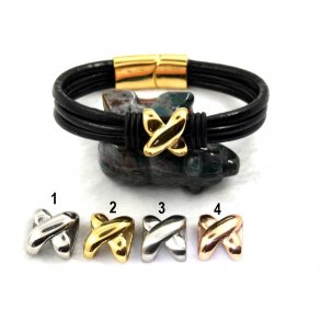 stål charms-9, 5x12mm hul.