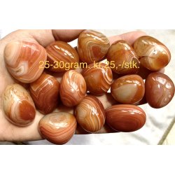 Sukkekogt karneol 25-30gram../stk. 