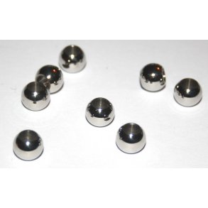 stål charms 4-001, 4mm hul. 5stk./pk.