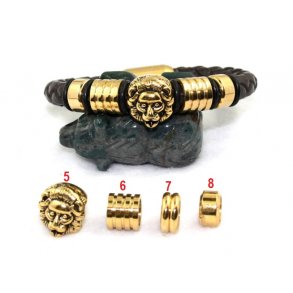 stål charms 8-005,6,7,8, 8mm hul.