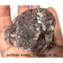 Natur r� jordb�r kvarts