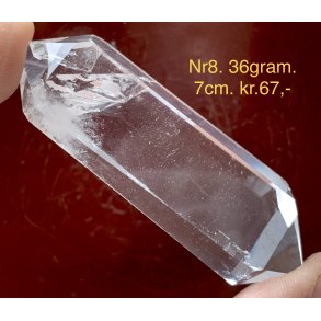 Top kvalitet dobbelt termineret bjergkrystal stav-8