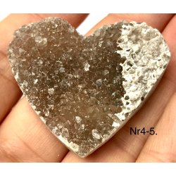 Druzy ametyst eller agat hjerte nr4-7 til kr.50,-