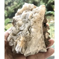 Krystal hoved. 427gram. 