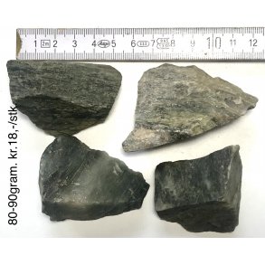 Natur r grn rutilkvarts, 80-90gram. 