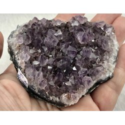 Sm ametyst krystal klynge-17