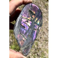 Labradorit pink/lilla flash Freeform-17
