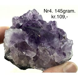 Sm ametyst krystal klynge-4