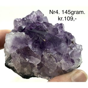Sm ametyst krystal klynge-4