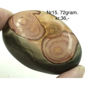 Polychorme jaspis palmsten -15