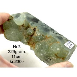 1/2 poleret + 1/2 r Prehnit trn-2