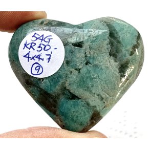 Amazonit med rgkvarts hjerte-9