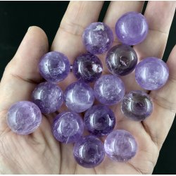 Ametyst sm kugle. 6-7gram. 16mm. 