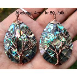 Abelone vedhng m/rosa guld trd