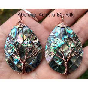 Abelone vedhng m/rosa guld trd