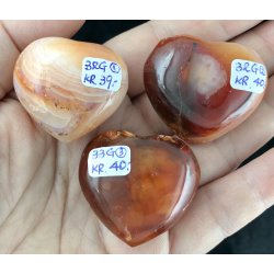 Karneol hjerte-40