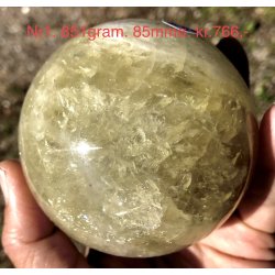 citrin kvarts kugle-1, 