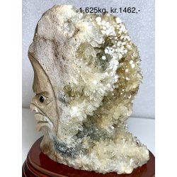 Krystal hoved. 1,625kg. 
