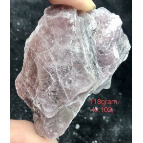 Lepidolit sten plade118gram. 