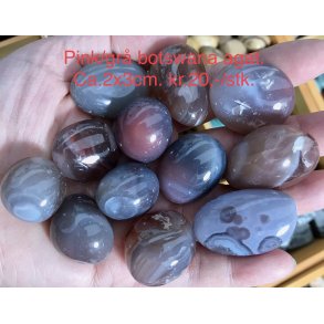 Botswana pink/gr lommesten. 