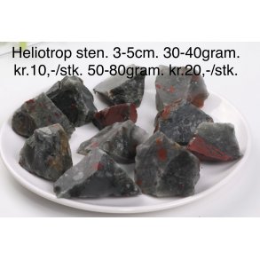 Natur r helitrop. 3-5cm. Ca. 60gram. 