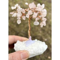 Krystal tr-bjergkrystal fod+rosakvarts